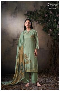 Ganga jorein 5342 wholesale dress material market in chennai