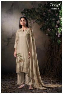 Ganga jorein 5342 wholesale dress material market in chennai