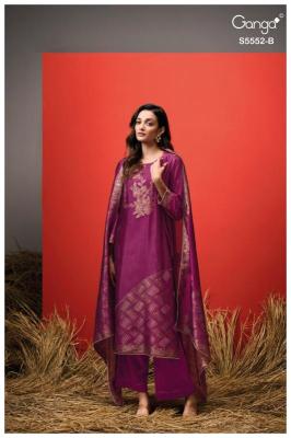 Ganga julika 5552 ladies dress material wholesale market in mumbai