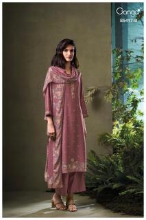 Ganga kenesi 5417 wholesale dress material market in mumbai with price