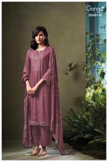 Ganga nasreen 5451 wholesale dress materials in mumbai with price