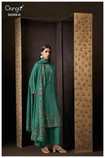 Ganga prishta 5359 wholesale dress material jaipur