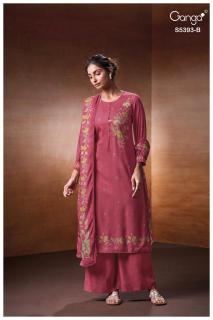 Ganga riveya 5393  ladies dress material wholesale market in ahmedabad