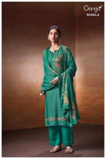 Ganga riveya 5393  ladies dress material wholesale market in ahmedabad