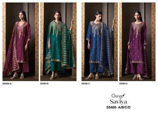 Ganga saviya 5400 wholesale dress material market in ahmedabad