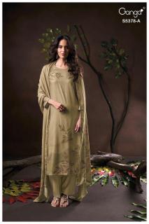 Ganga yumiko 5378 wholesale dress material market in ahmedabad with price for ladies