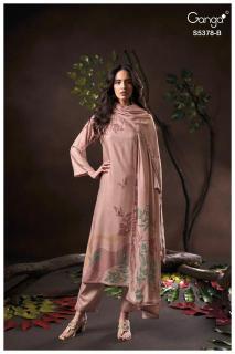 Ganga yumiko 5378 wholesale dress material market in ahmedabad with price for ladies