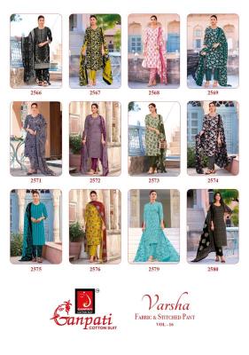 Ganpati varsha pant vol 16 punjabi dress material wholesale