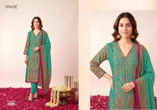 Glossy simar  kolkata dress material wholesale market price