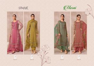 Glossy simar ladies dress material wholesale market in surat with price