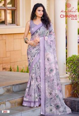 Kashvi charmi-2 wholesale saree market in ahmedabad with price