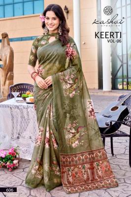 Kashvi keerti vol 6  wholesale saree market in vadodara near me