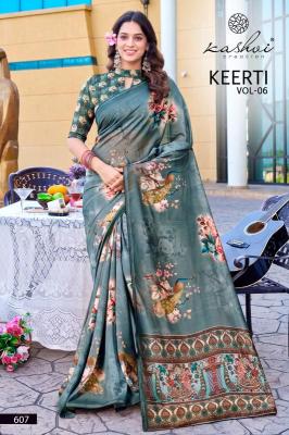 Kashvi keerti vol 6  wholesale saree market in vadodara near me