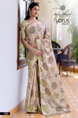 Kashvi lotus vol 1 best wholesale saree market in mumbai with price