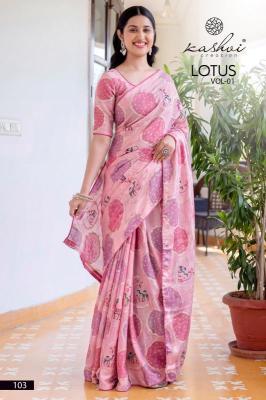 Kashvi lotus vol 1 best wholesale saree market in mumbai with price
