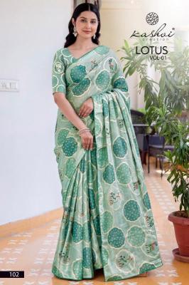 Kashvi lotus vol 1 best wholesale saree market in mumbai with price
