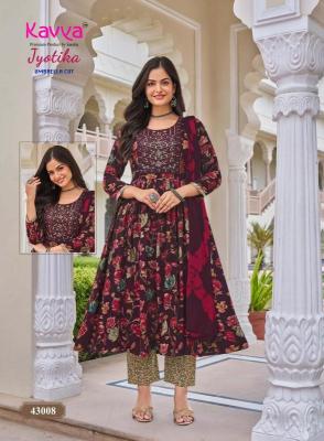 Kavya jyotika vol 43 kurti wholesale market in gujarat