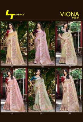L.T.Fashions viona vol 1 wholesale saree market in kolkata barabazar