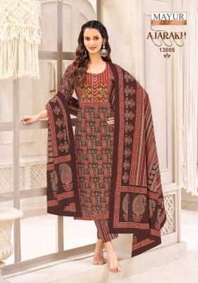 Mayur ajarakh vol-13 wholesale cotton kurti market in ahmedabad with price