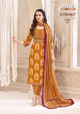 Mayur ajarakh vol-13 wholesale cotton kurti market in ahmedabad with price