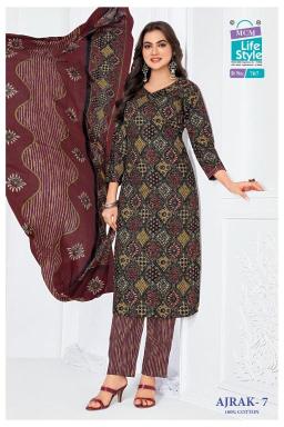 MCM ajrak vol-7  cheapest wholesale kurti market in india