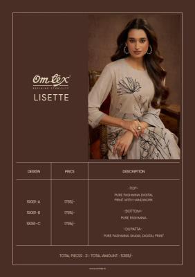 Omtex lisette wholesale dress material market in surat with price
