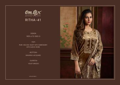 Omtex ritha vol 41 wholesale dress material in amritsar