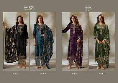 Omtex ritha vol 49 wholesale dress material material market in kolkata