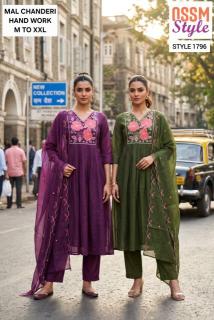Ossm style 1796 wholesale kurti market in surat with price