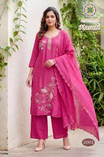 Passion tree kasuti vol-2 kurti wholesale gujarat