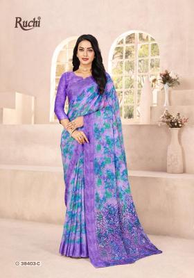Ruchi red velvet vol-41 wholesale saree market in ahmedabad