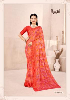 Ruchi red velvet vol-41 wholesale saree market in ahmedabad