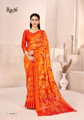 Ruchi red velvet vol-41 wholesale saree market in ahmedabad
