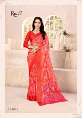 Ruchi red velvet vol-41 wholesale saree market in ahmedabad