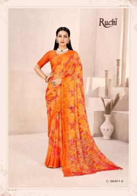 Ruchi red velvet vol-41 wholesale saree market in ahmedabad