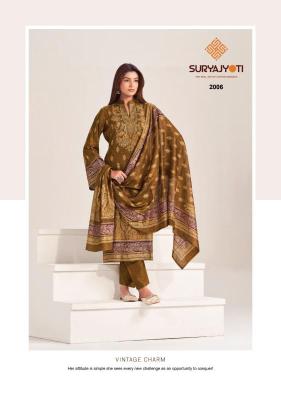 Suryajyoti kashmiri cotton vol 2  wholesale dress material market in mumbai with price