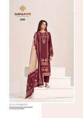 Suryajyoti kashmiri cotton vol 2  wholesale dress material market in mumbai with price