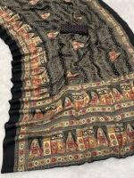 Vastrangan gajji  chiffon saree wholesale market in jaipur