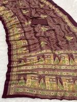 Vastrangan gajji  chiffon saree wholesale market in jaipur
