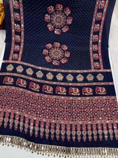 Vastrangan viscous chiffon saree wholesale market in jaipur