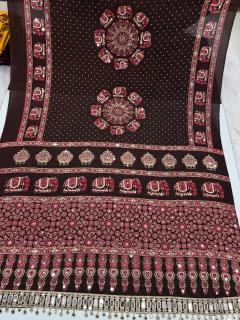 Vastrangan viscous chiffon saree wholesale market in jaipur