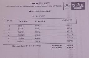 Vipul aarna wholesale dress material market in ahmedabad